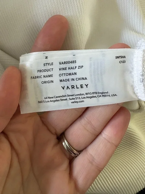 Varley Vine Half Zip Sweatshirt Size L - Picture 10 of 11